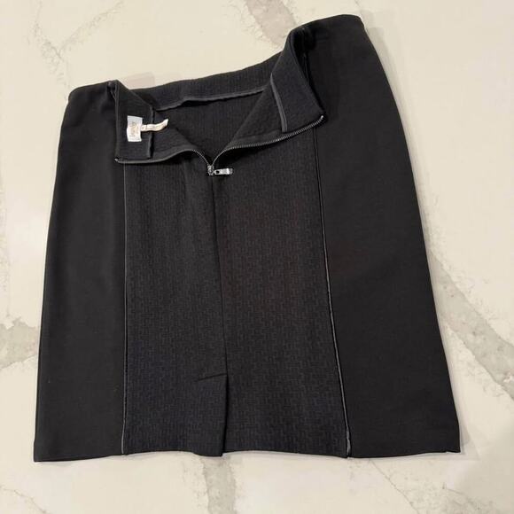 Laundry by Shelli Segal Quilted Texture Pencil Skirt Womens Size 12 Black Career - Picture 7 of 8
